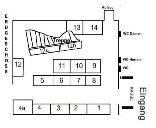 Standplan Erdgeschoss