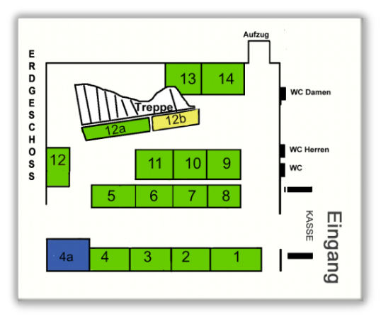 Standplan Erdgeschoss Messe Merzig