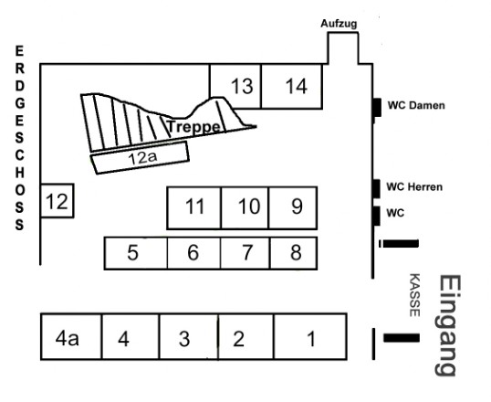 Ausstellerplan Erdgeschoss